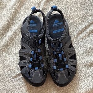 Ozark Trail Black and Blue Outdoor Sandals
